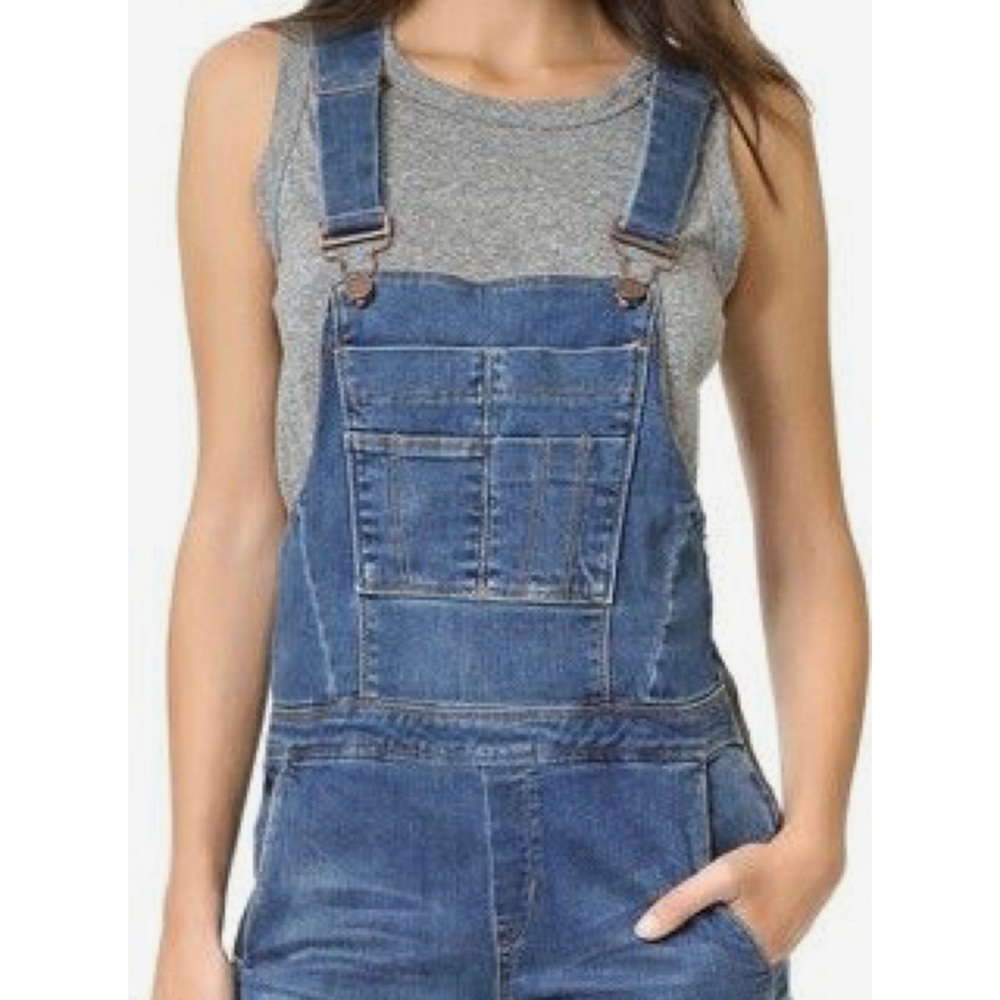 Faded Denim Slim-fit Overalls (full length) from Blank NYC - size 27